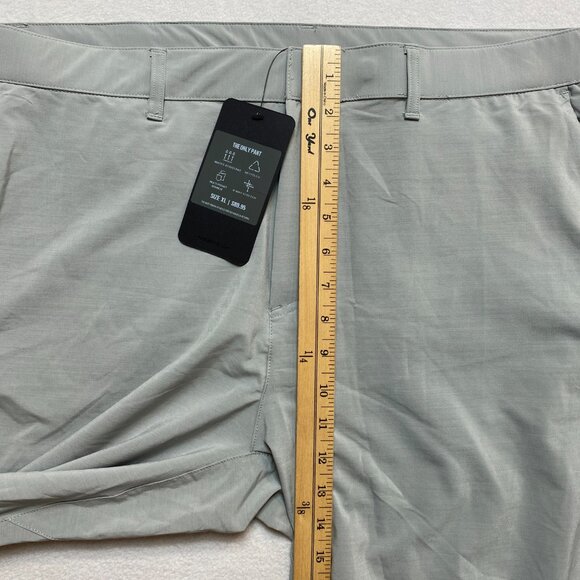 Fabletics Pants Mens XL Gray The Only Pant Slim Performance Chinos Golf NWD - Picture 7 of 10